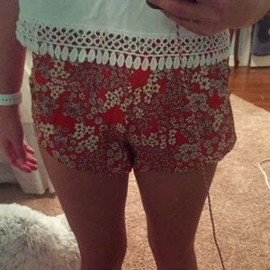 Forever 21 floral shorts